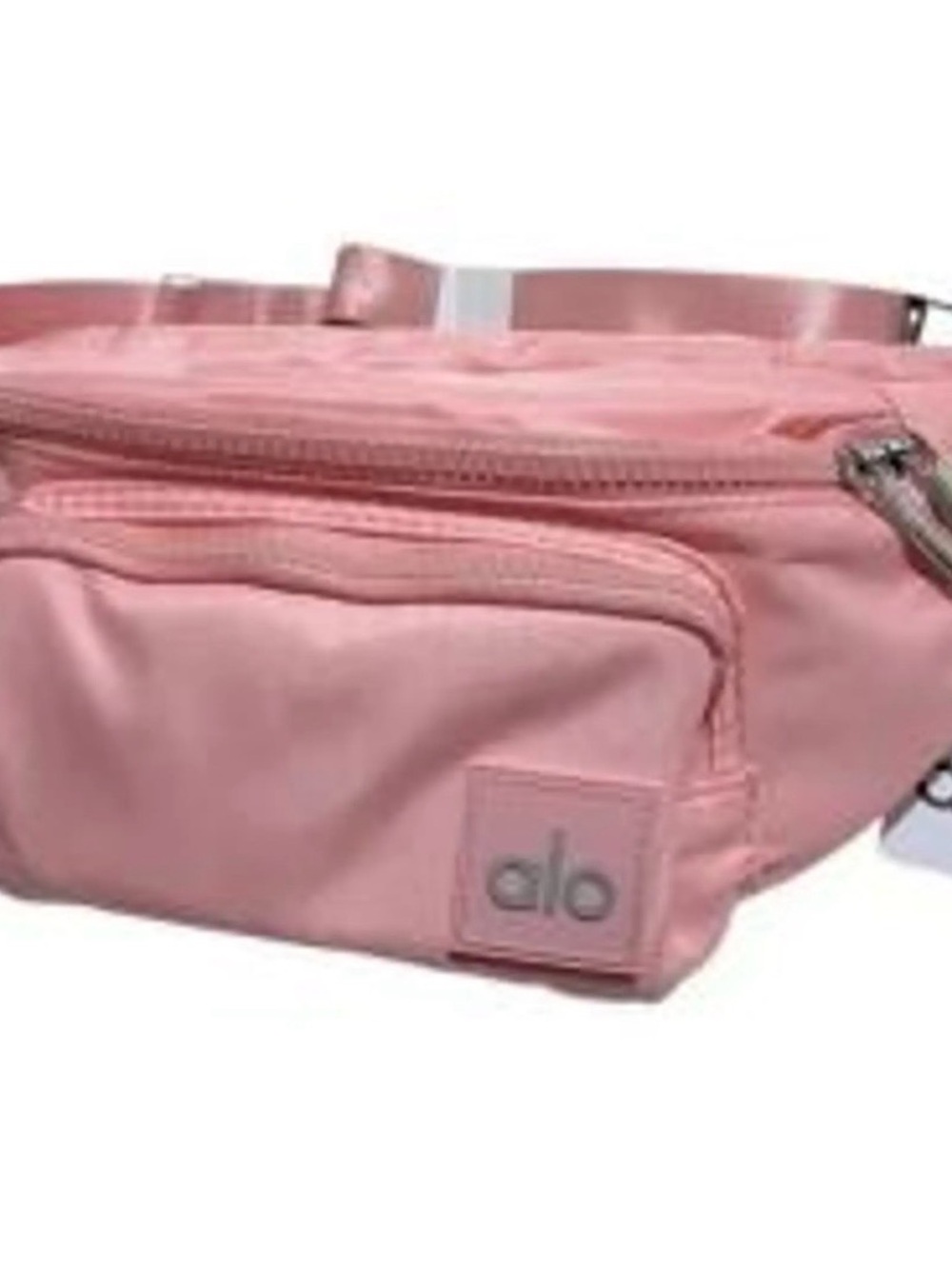 Alo Yoga Pink Belt Bag + 2 Pairs Logo Socks Bundle New With Tags